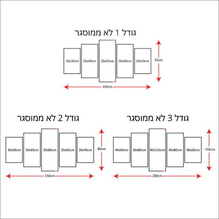 נארוטו פוסטר חמש חתיכות חמשת הדמויות